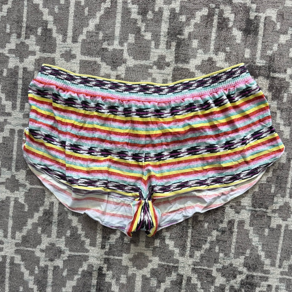 Billabong multicolor patterned Shorts Beach Pajama pool vacation lounge workout